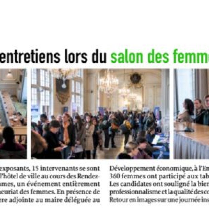 Plus de 1400 entretiens lors du salon des femmes !